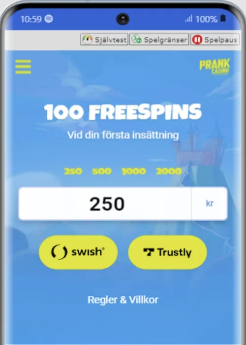 Prankcasino logga in